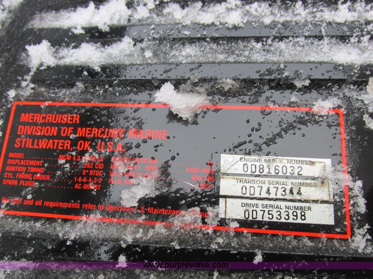 image for item Z9632 1992 Rinker Flotilla III pontoon boat