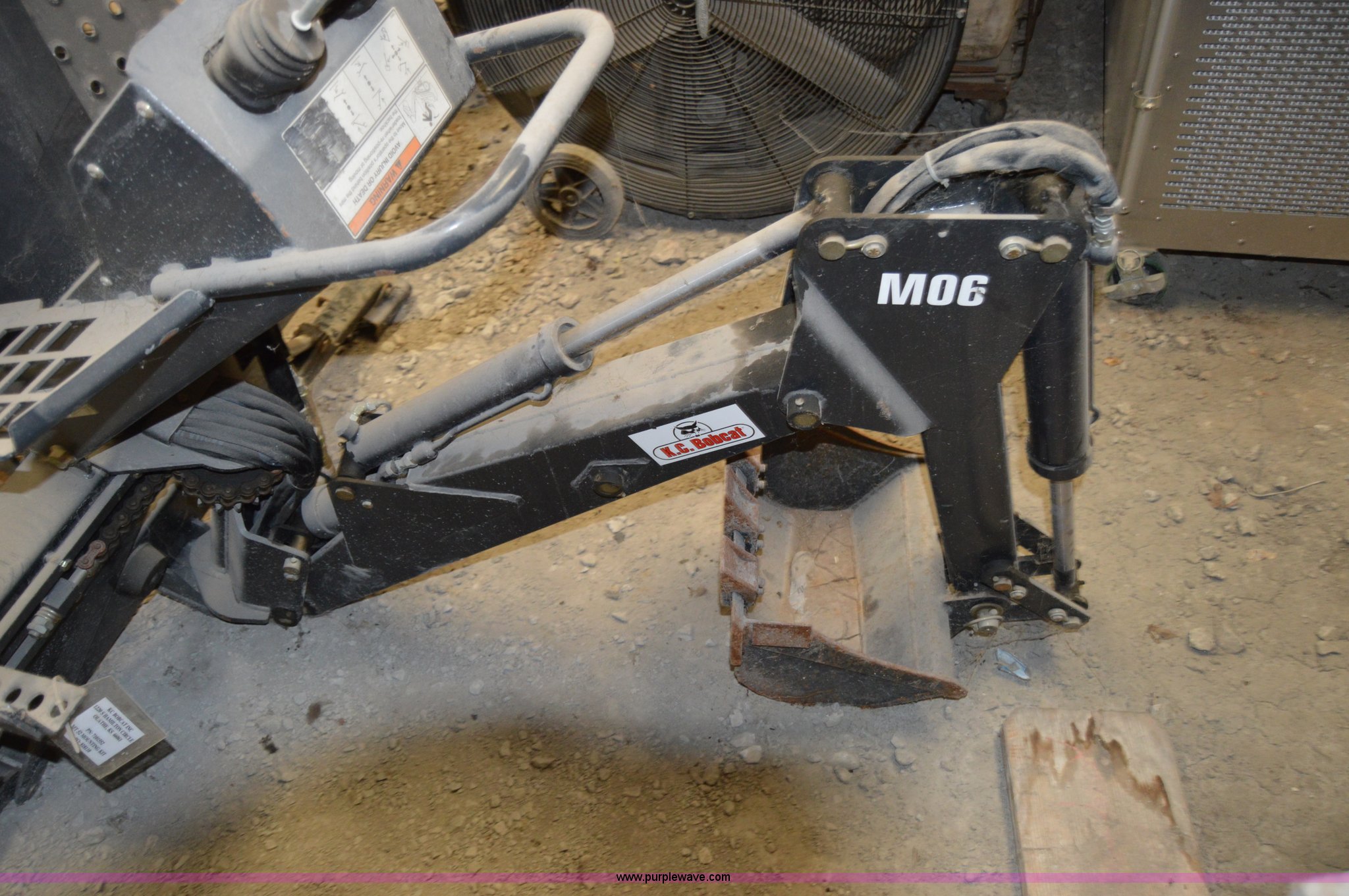 Bobcat M06 skid steer backhoe attachment in Kansas City, MO Item Z9273 sold Purple Wave