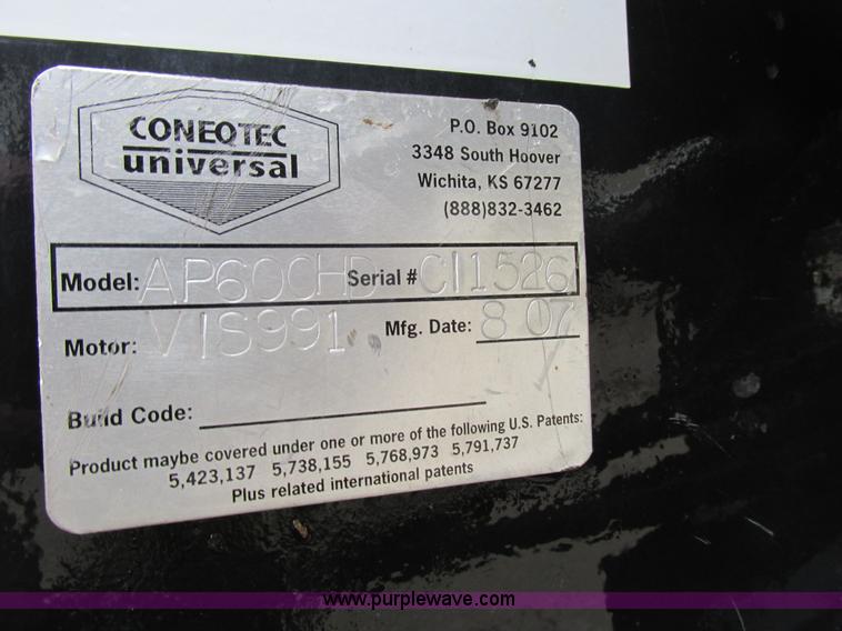 image for item AW9790 2007 Conetec Universal APIII600HD cold planer