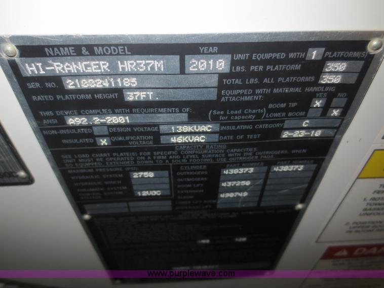 image for item D2242 2010 Dodge Ram 5500 bucket truck