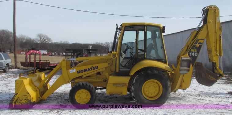 image for item G9852 1999 Komatsu WB140 backhoe