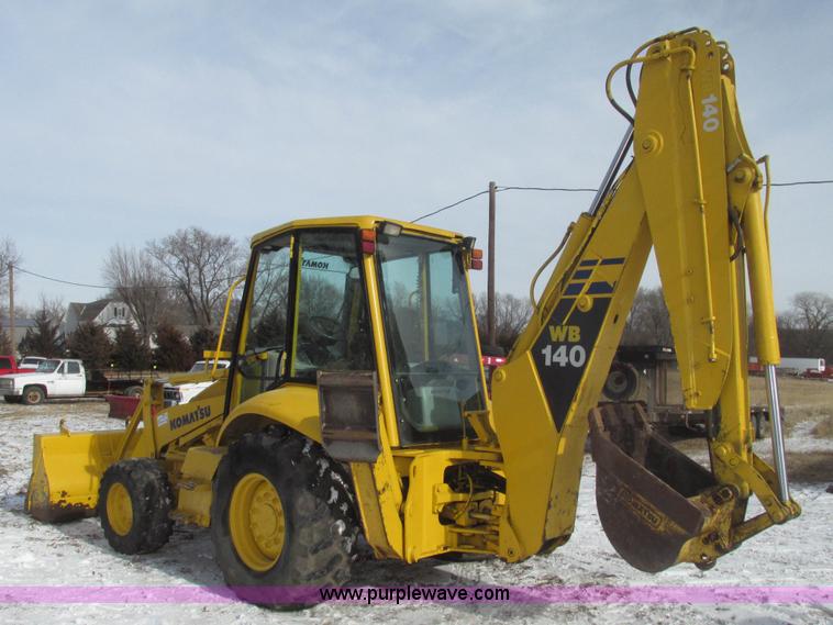 image for item G9852 1999 Komatsu WB140 backhoe