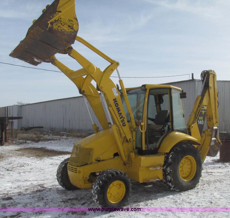 image for item G9852 1999 Komatsu WB140 backhoe