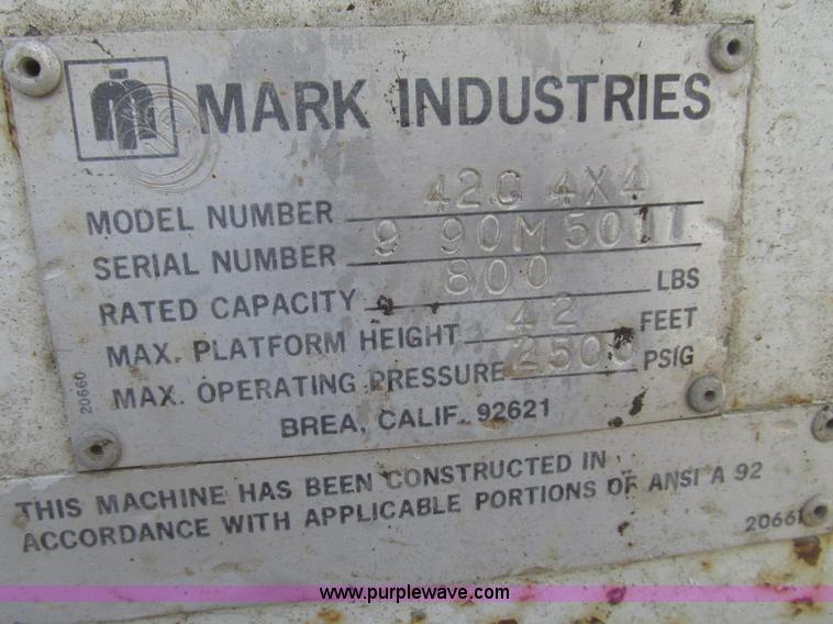 image for item G9853 Mark Lift 42C boomlift
