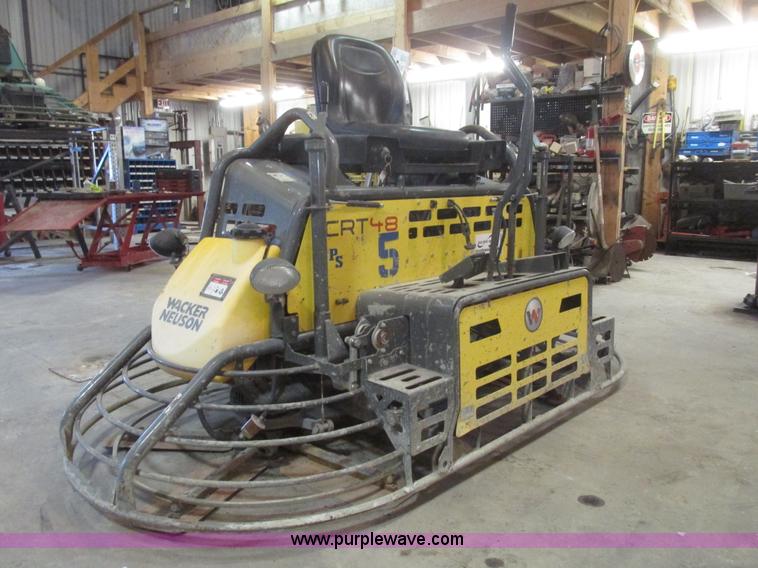image for item G9855 Wacker Neuson CRT48 power trowel