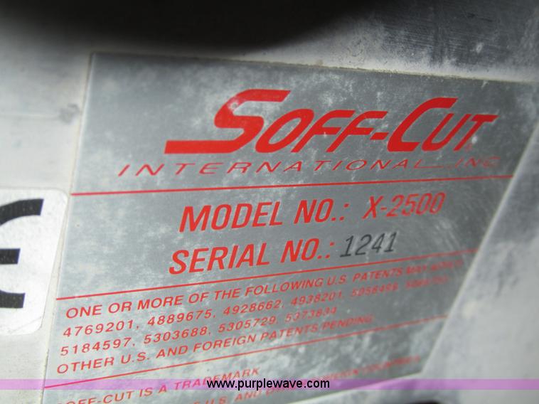 image for item G9857 Soff Cut X2500 self-propelled concrete saw