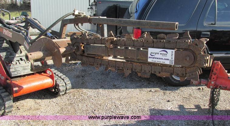 image for item H7610 Walk-behind skid steer trencher attachment