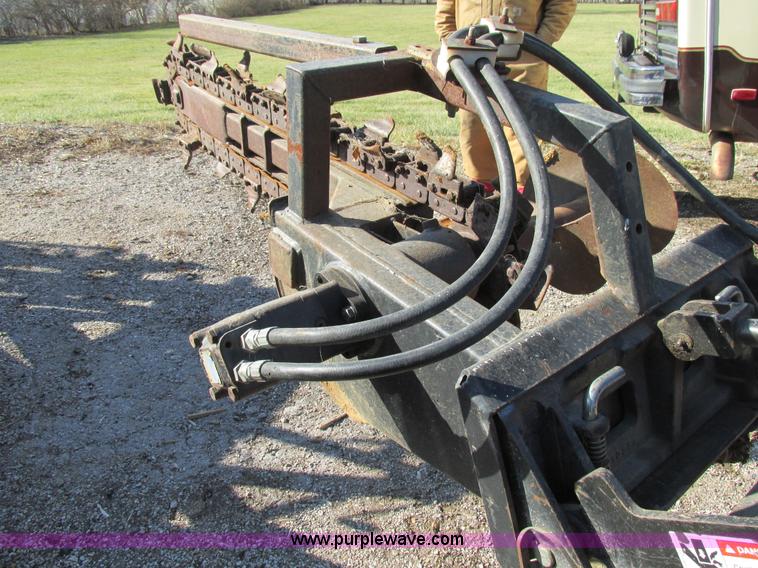 image for item H7610 Walk-behind skid steer trencher attachment