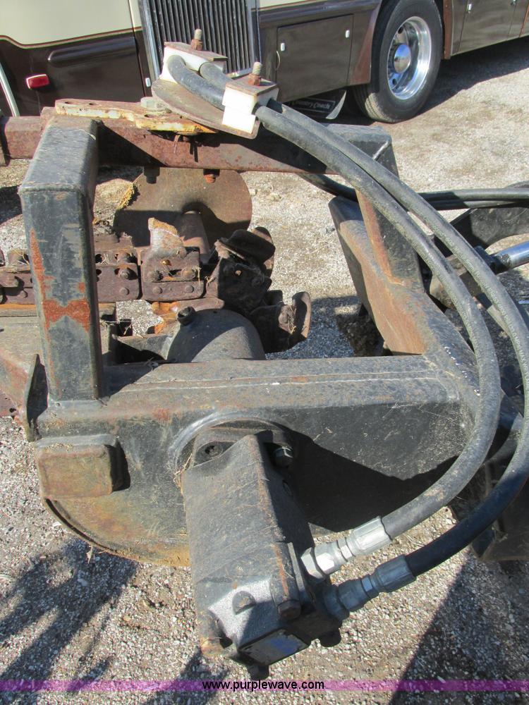 image for item H7610 Walk-behind skid steer trencher attachment