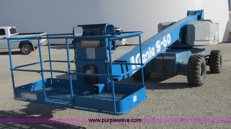 image for item I8818 1995 Genie S-60 boom lift