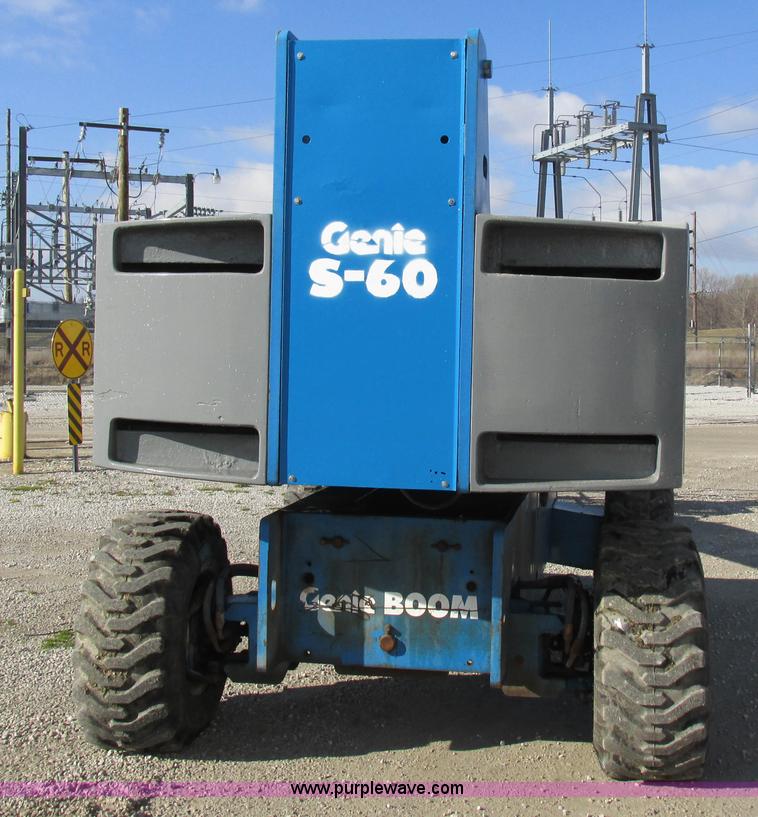 image for item I8818 1995 Genie S-60 boom lift