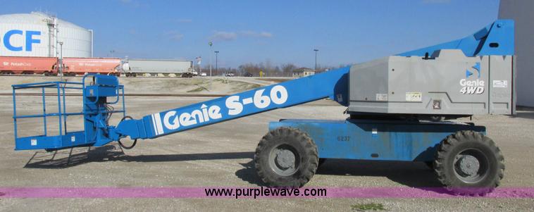 image for item I8818 1995 Genie S-60 boom lift