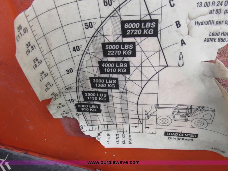 image for item I8819 2000 Sky Trak 6036 telehandler