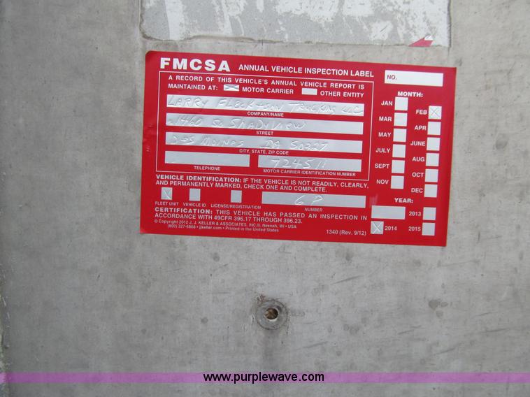 image for item J3340 1989 Brady end dump pup trailer