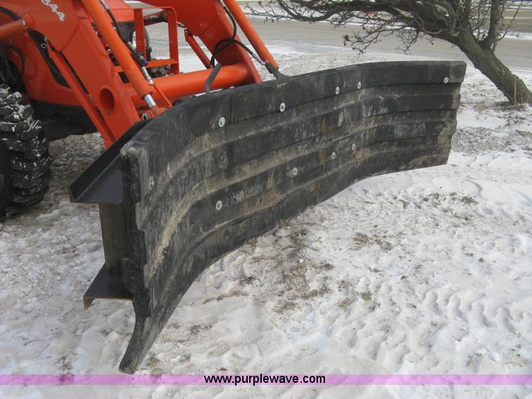image for item K2771 Shop built 9' rubber blade snow plow