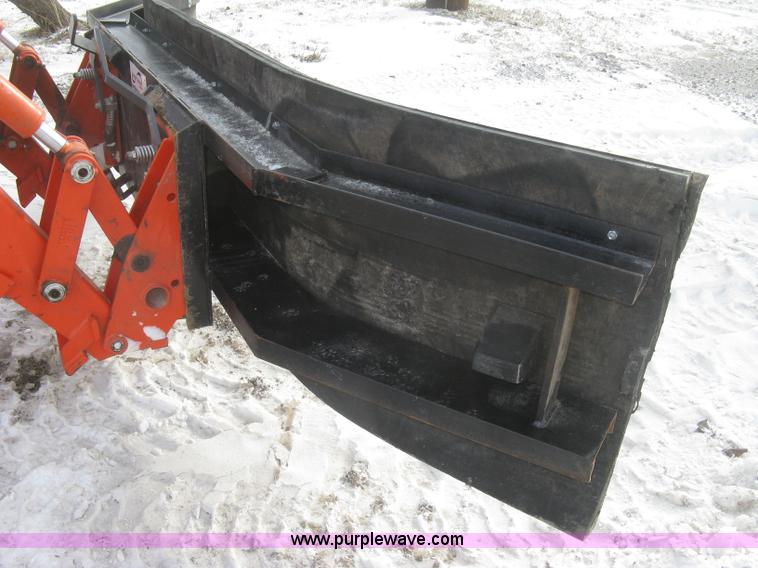 image for item K2771 Shop built 9' rubber blade snow plow
