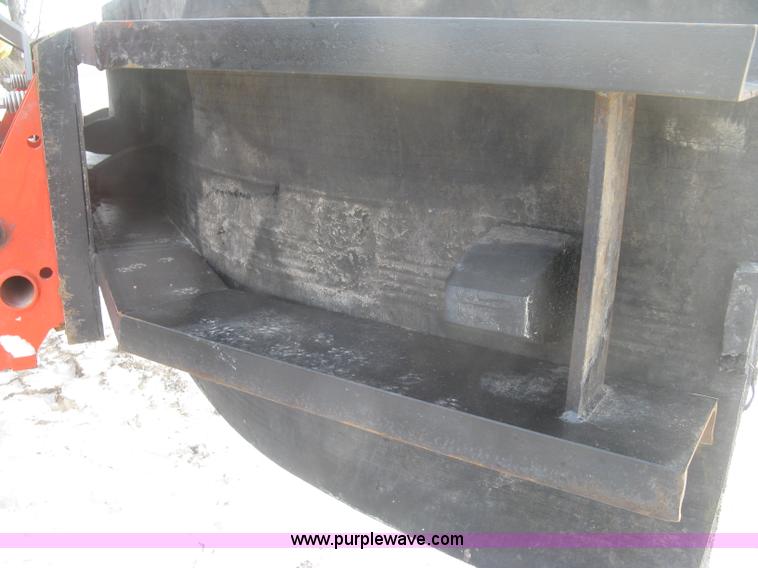 image for item K2771 Shop built 9' rubber blade snow plow