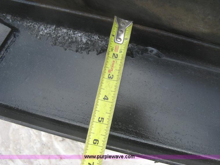 image for item K2771 Shop built 9' rubber blade snow plow