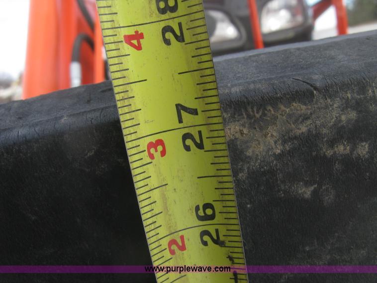 image for item K2771 Shop built 9' rubber blade snow plow