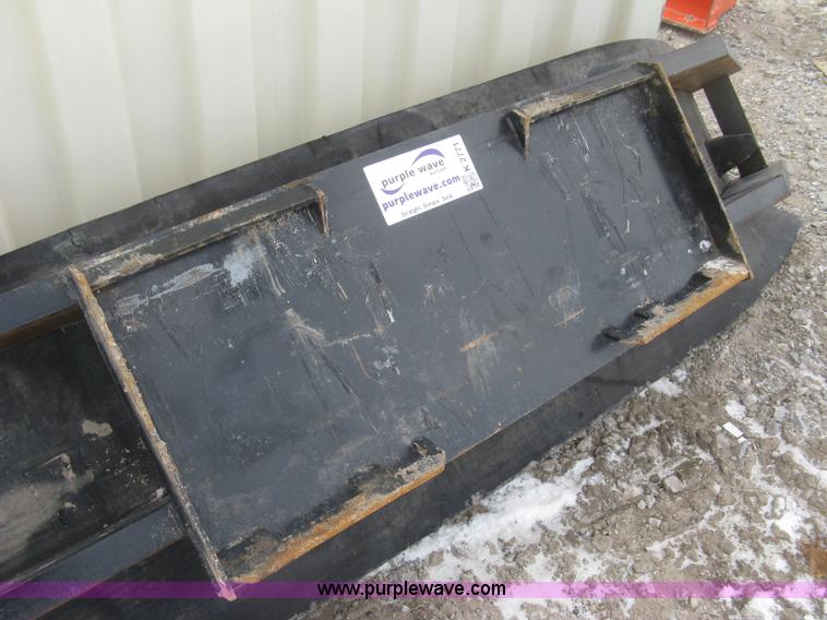 image for item K2771 Shop built 9' rubber blade snow plow