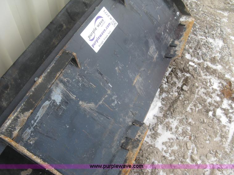 image for item K2771 Shop built 9' rubber blade snow plow