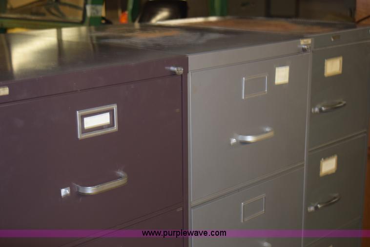 image for item BB9682 (34) assorted filing cabinets
