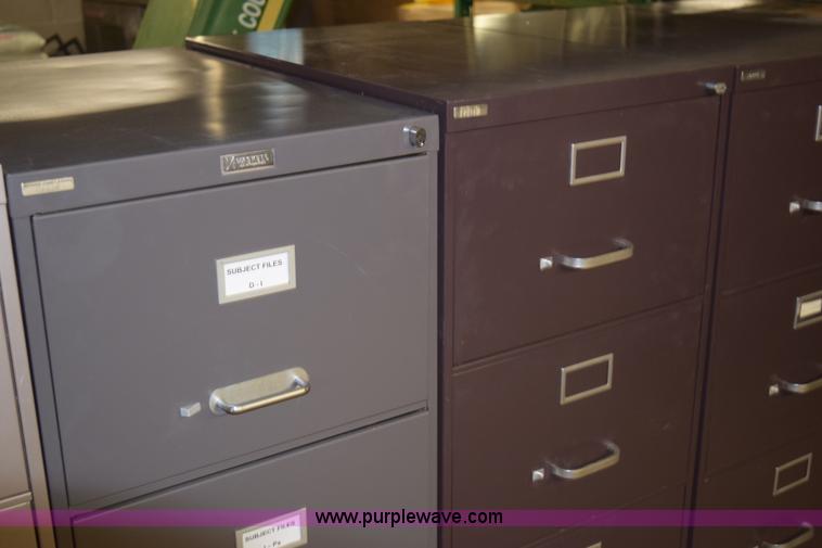 image for item BB9682 (34) assorted filing cabinets