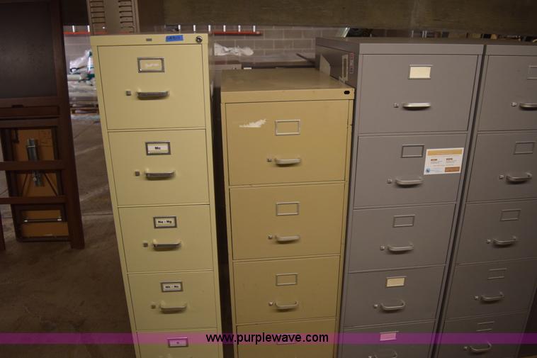 image for item BB9682 (34) assorted filing cabinets