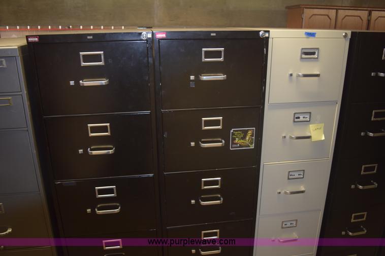 image for item BB9682 (34) assorted filing cabinets