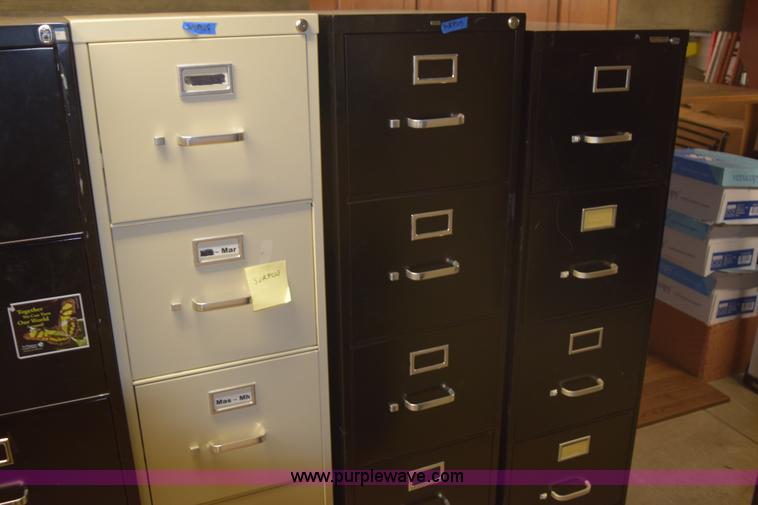 image for item BB9682 (34) assorted filing cabinets