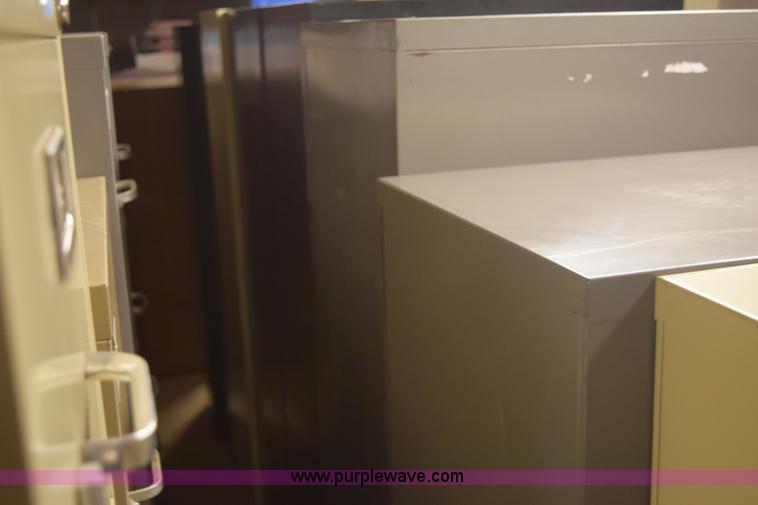 image for item BB9682 (34) assorted filing cabinets
