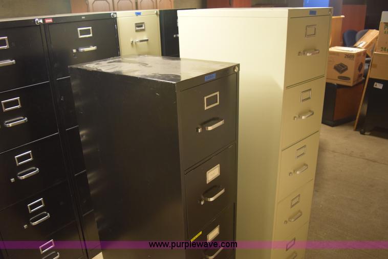 image for item BB9682 (34) assorted filing cabinets