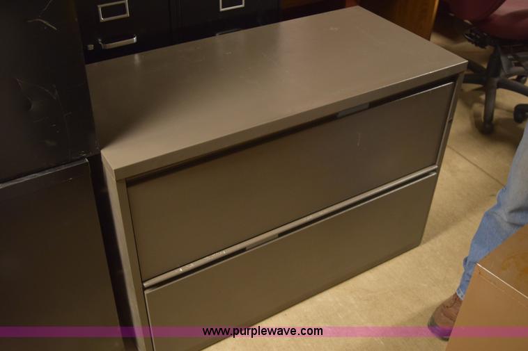 image for item BB9682 (34) assorted filing cabinets