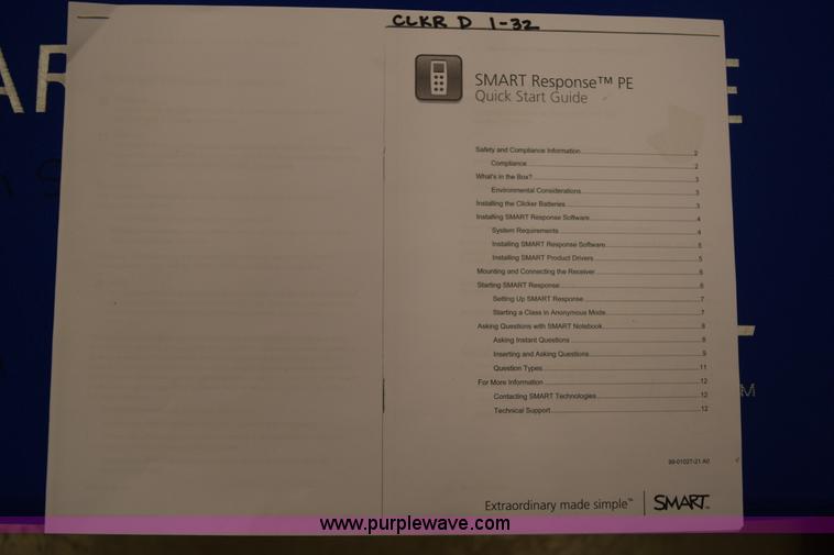 image for item BB9722 (120) Smart Response PE clickers