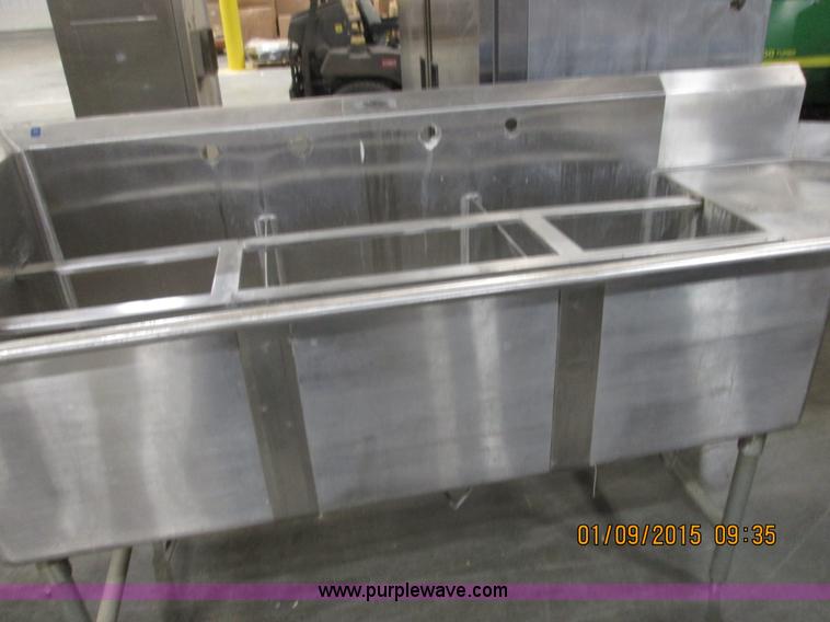 image for item D1361 Stainless steel sink, dishwasher, and disposal counter top