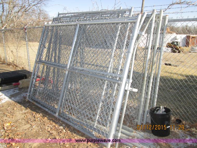 image for item D1371 (10) 5'H chain link fence gates
