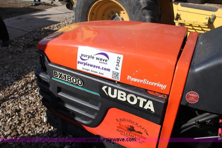 image for item F3422 Kubota BX1800 MFWD tractor