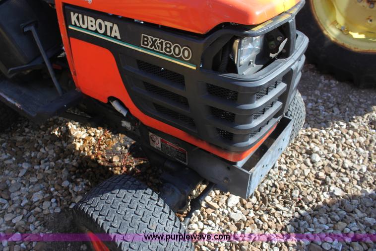 image for item F3422 Kubota BX1800 MFWD tractor