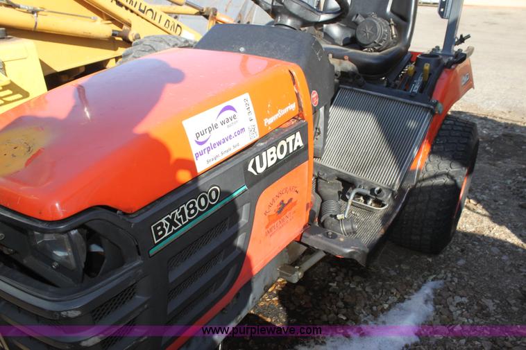 image for item F3422 Kubota BX1800 MFWD tractor