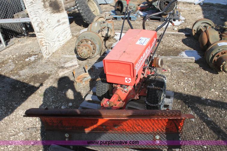 image for item F3428 Gravely 10 Professional walk-behind snow plow