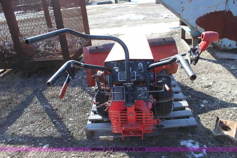 image for item F3428 Gravely 10 Professional walk-behind snow plow
