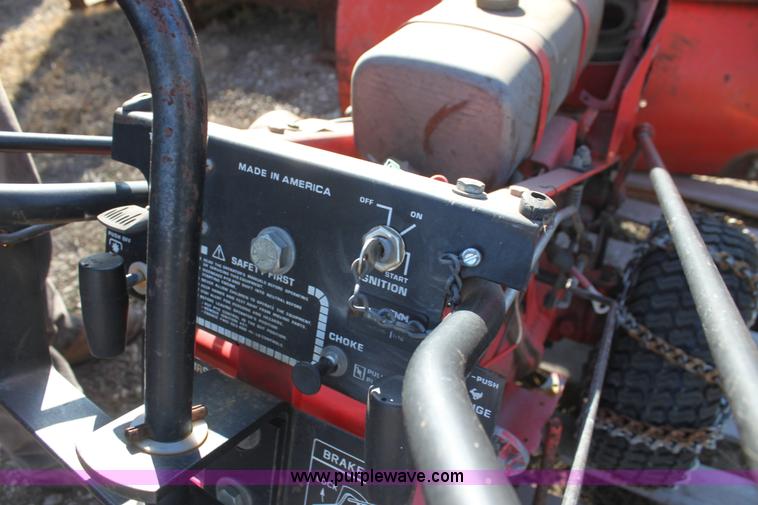 image for item F3428 Gravely 10 Professional walk-behind snow plow