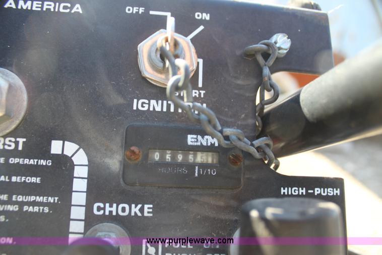 image for item F3428 Gravely 10 Professional walk-behind snow plow