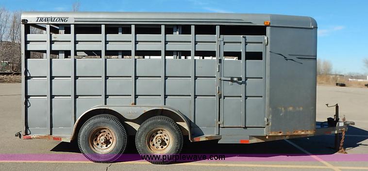 image for item I5179 2000 Liberty 16' stock trailer