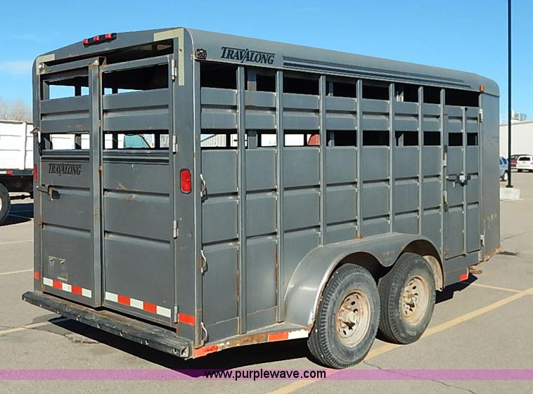 image for item I5179 2000 Liberty 16' stock trailer