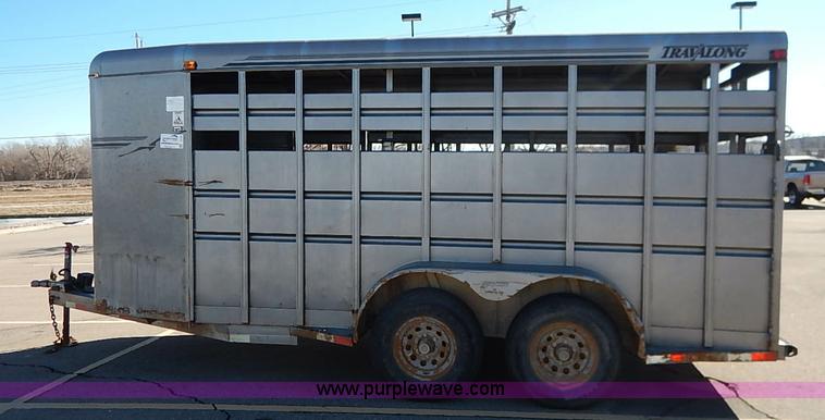 image for item I5179 2000 Liberty 16' stock trailer