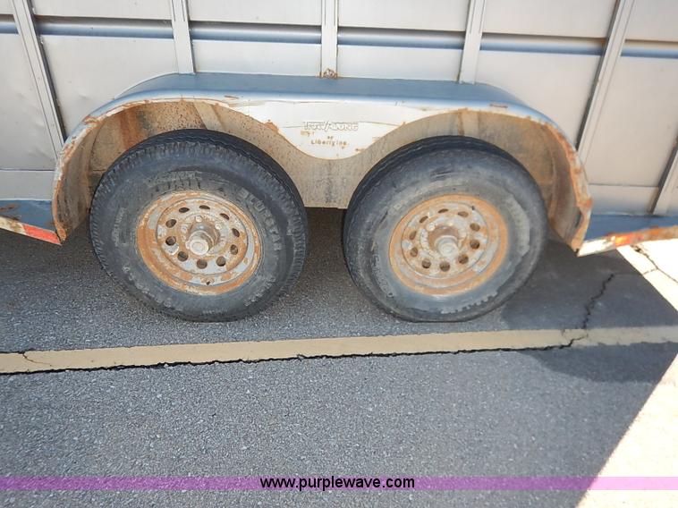 image for item I5179 2000 Liberty 16' stock trailer