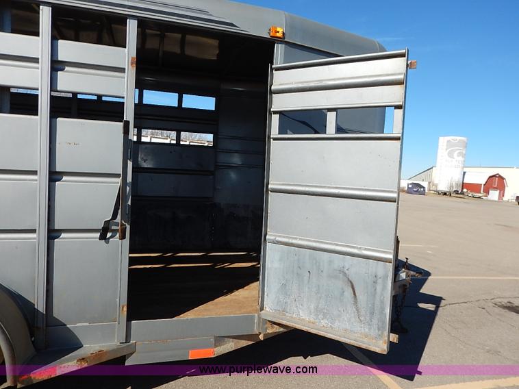 image for item I5179 2000 Liberty 16' stock trailer