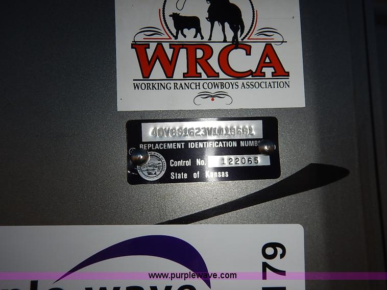 image for item I5179 2000 Liberty 16' stock trailer