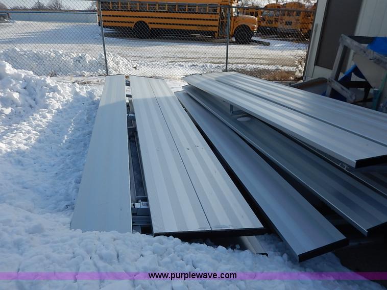image for item I5194 (10) aluminum fold up bleachers